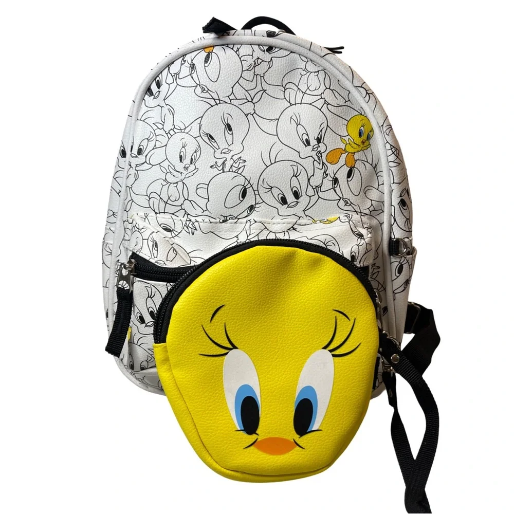 Looney Tunes Tweety Bird Backpack with matching Tweety Coin purse